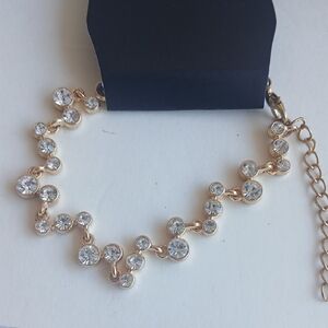 Paparazzi Gold Crystal Bracelet